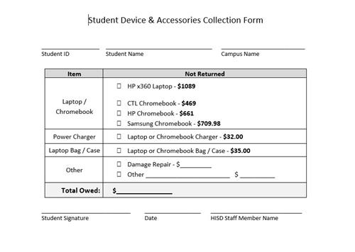  Laptop Fees